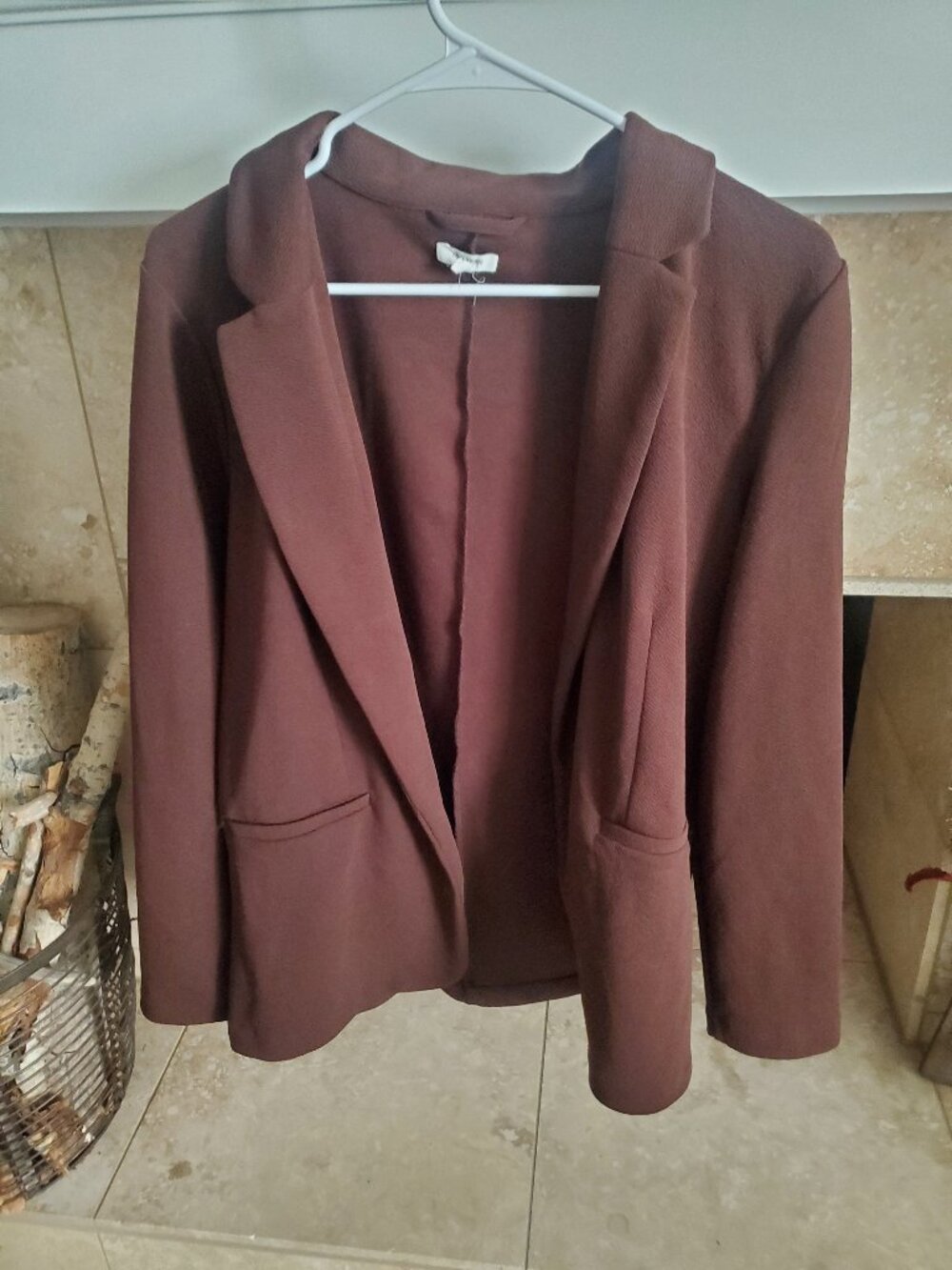 Maurices open front brown blazer